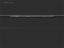 Tablet Screenshot of apeha.com